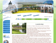 Tablet Screenshot of mairie-saint-paul.fr